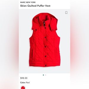 Marc New York Skien Quilted Puffer Vest